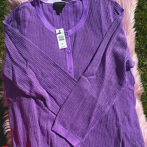 Talbots Pima Cotton button down sweater